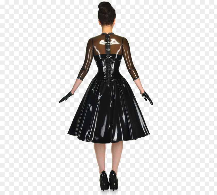 Rebelle Costume Design LaTeX Black M PNG