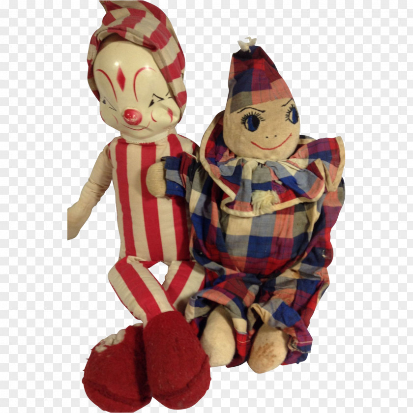 Sad Clown Stuffed Animals & Cuddly Toys Plush Doll Christmas Ornament PNG