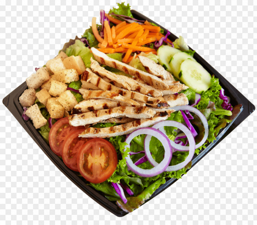 Salad Crudités Caesar Chicken Kebab PNG