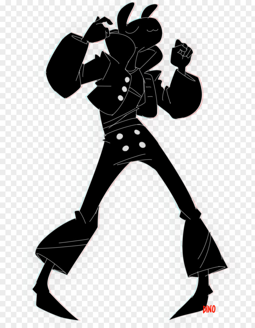 Silhouette Illustration Fiction Character Black M PNG