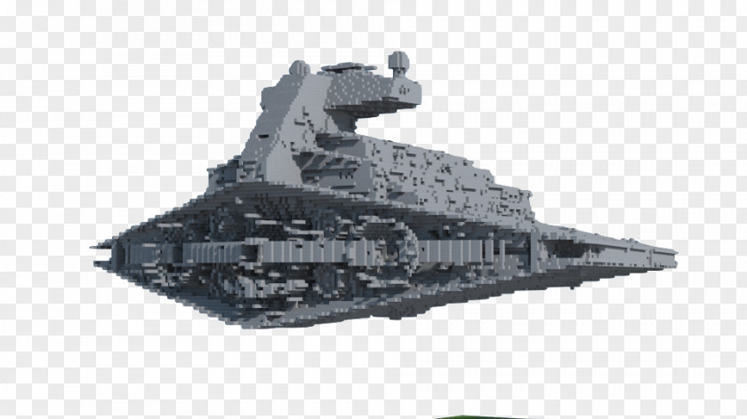 Star Destroyer Architectural Engineering Battlecruiser Minecraft Project PNG