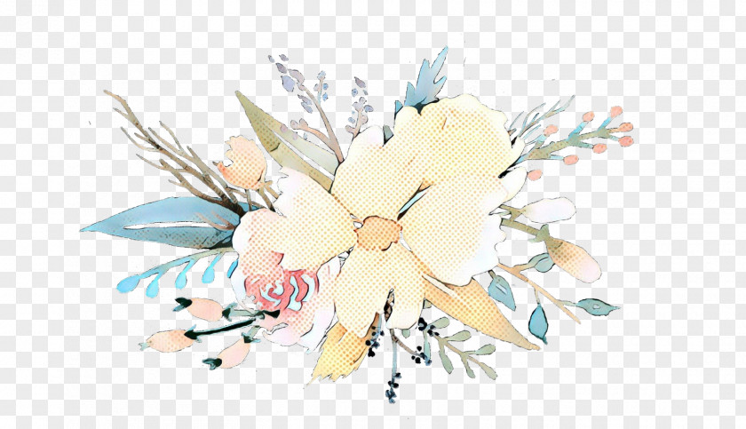 Watercolor Paint Magnolia Family Bouquet Of Flowers Drawing PNG