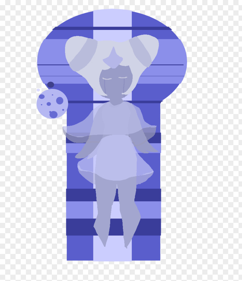 Blue Lace Cartoon Character Fiction PNG