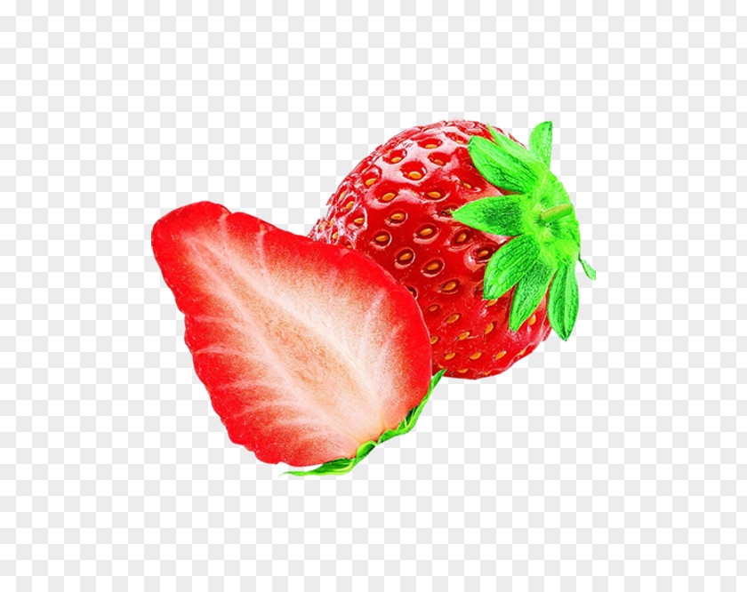 Hand-painted Strawberry Simulation Fruit Auglis Aedmaasikas Illustration PNG