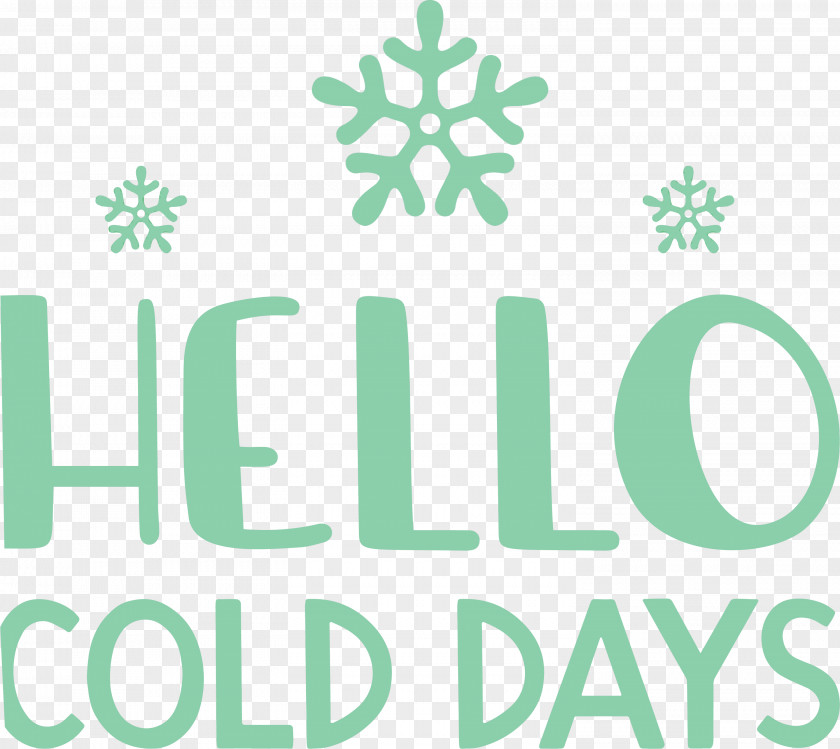 Hello Cold Days Winter PNG