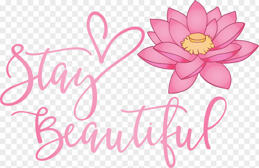 Icon Stay Beautiful Cricut PNG