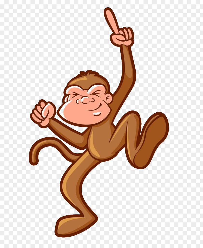 Monkey Chimpanzee Cartoon Dance PNG