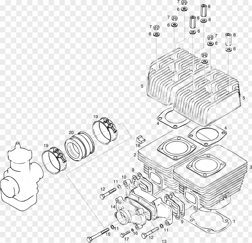 Screw Hose Clamp Washer Threaded Rod BRP-Rotax GmbH & Co. KG PNG