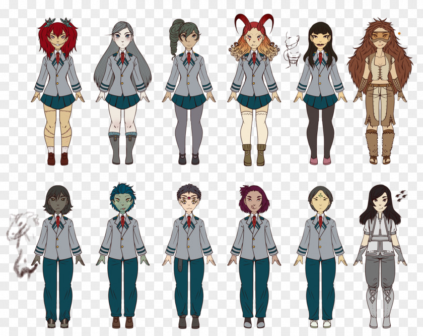 Student School Uniform My Hero Academia Clothing PNG