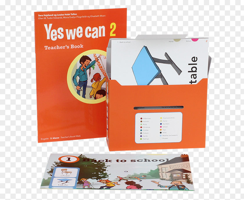 Yes We Can Paper Book Bog Teacher Font PNG