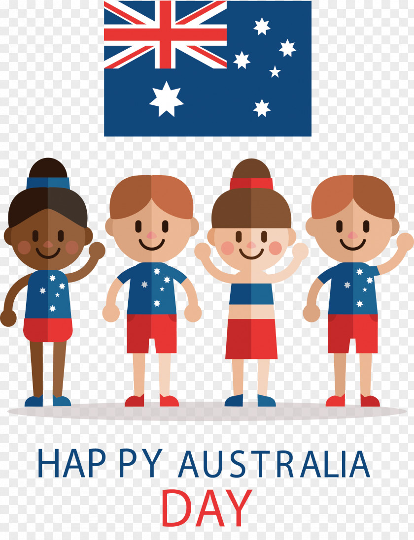 Aulstralia Cartoon Flag Of Australia Port Jackson Begin Bright Doncaster Image National PNG