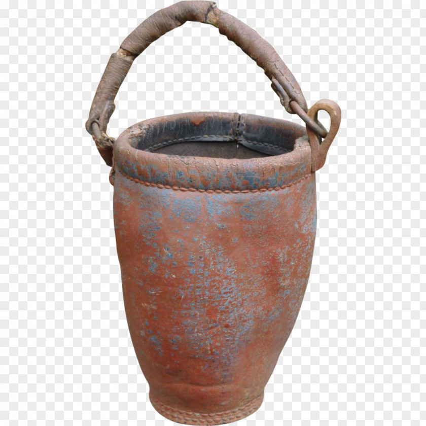 Bucket Ceramic Pottery Artifact Brown PNG