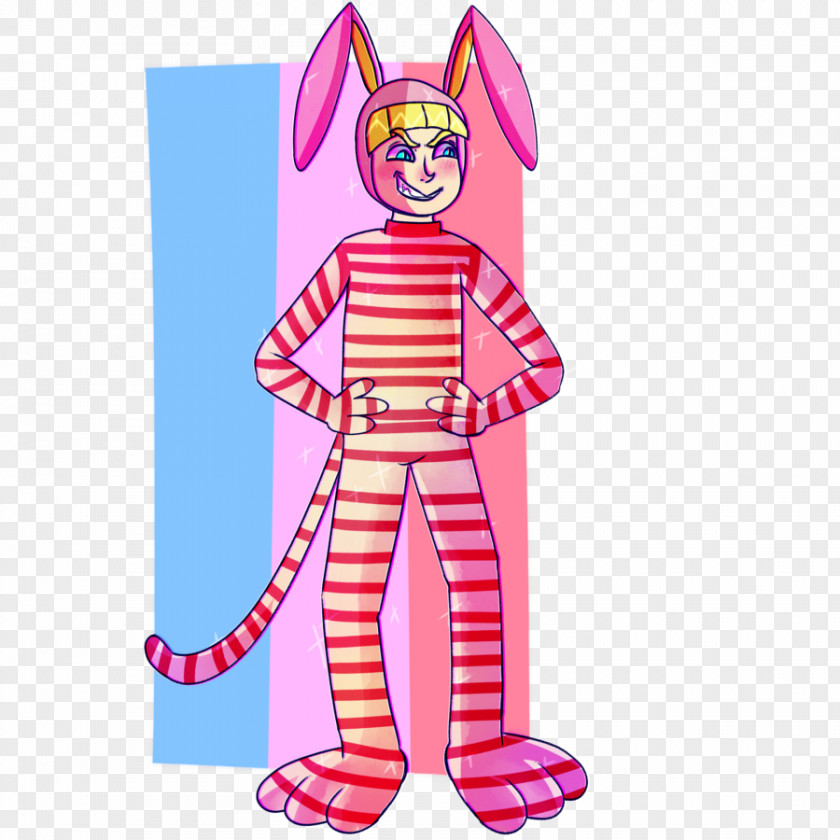 Clown Toy Pink M Character Clip Art PNG