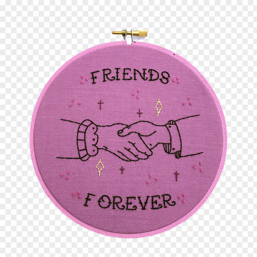 Friends Forever Christmas Ornament Pink M Product Day PNG
