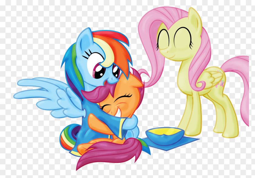 Scootaloo Fluttershy Rainbow Dash Pony DeviantArt PNG