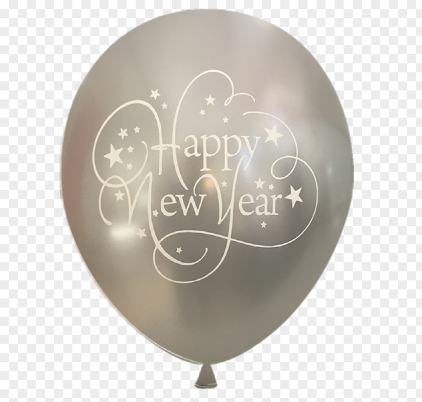 Sliver Jubile Year Balloon PNG