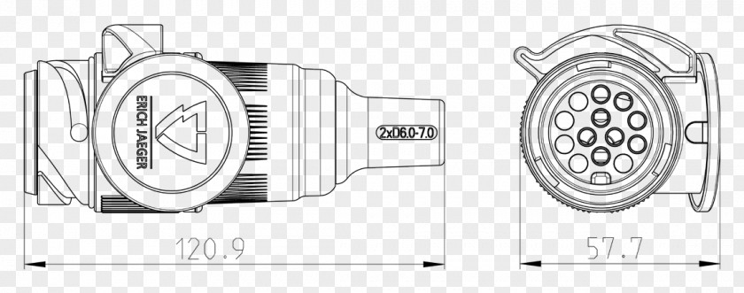Technical Drawing Door Handle White PNG