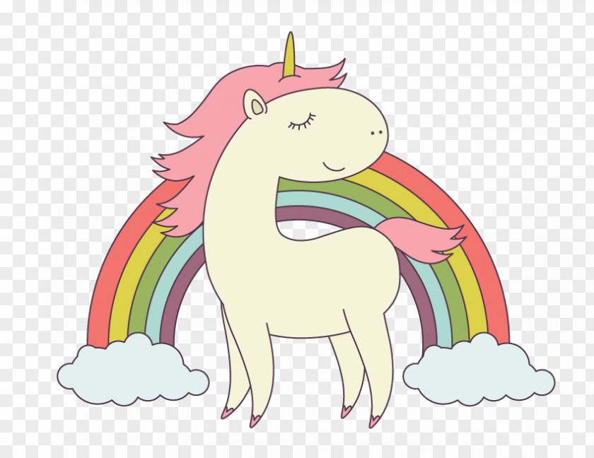 Unicorn Pony Illustrator PNG