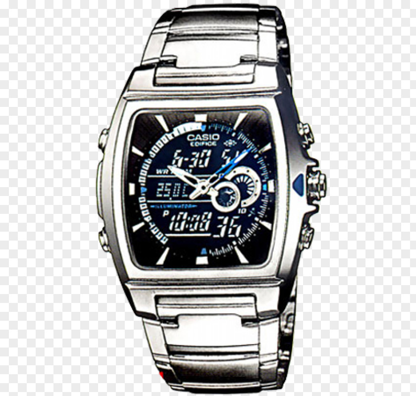 Watch Casio Clock EDIFICE Stainless Steel PNG