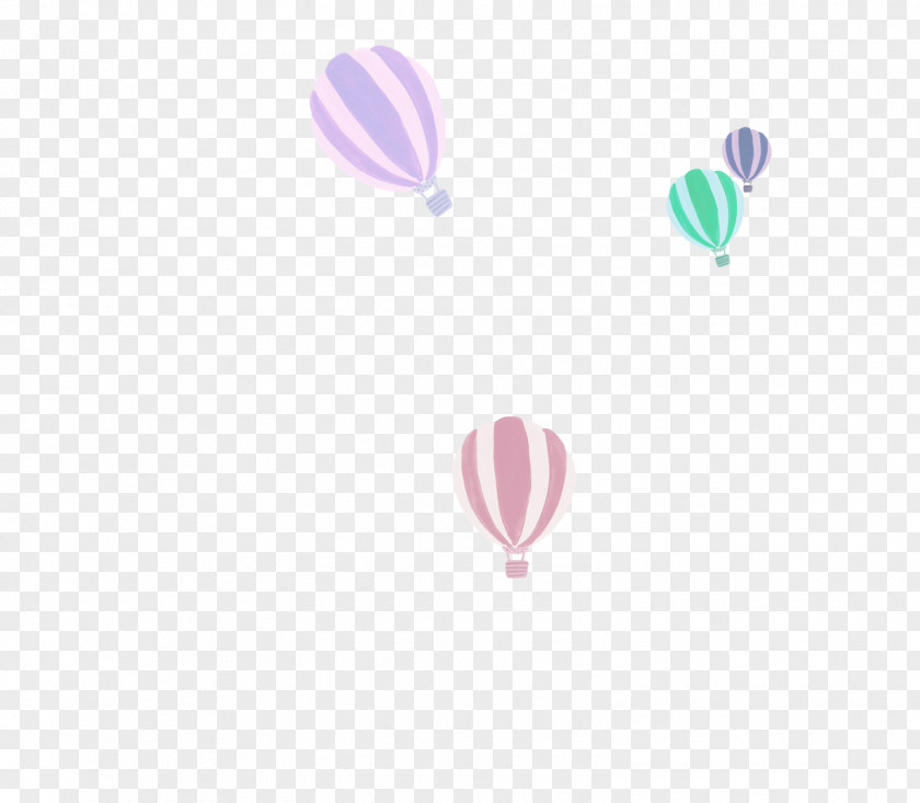 Hot Air Balloon Pattern PNG