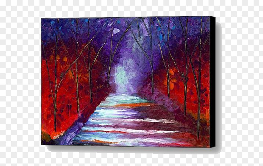 Painting Acrylic Paint Canvas Art PNG