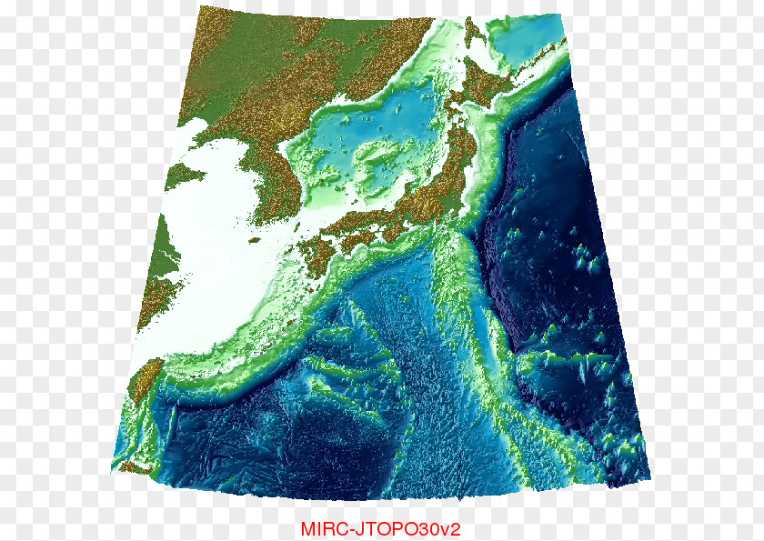 RELIEF Seabed Topographic Map Plan Bird's-eye View Organism PNG