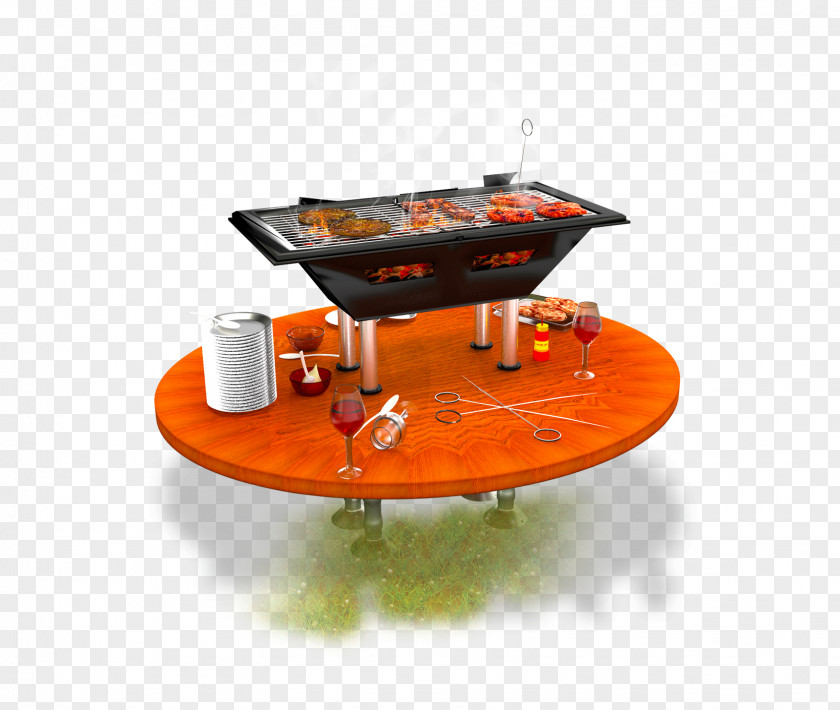 The Barbecue On Table Grill Churrasco PNG