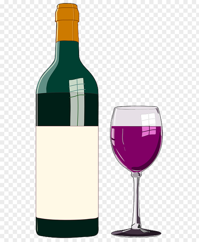 Wine Glass Bottle Bordeaux Clip Art PNG