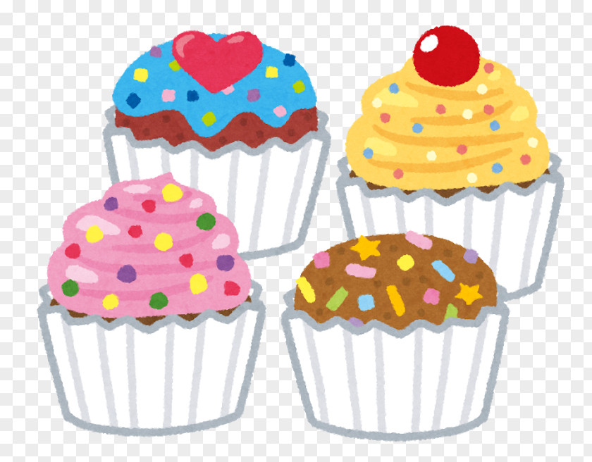 Colourful Cupcakes Cupcake Confectionery Child Hyttebok PNG