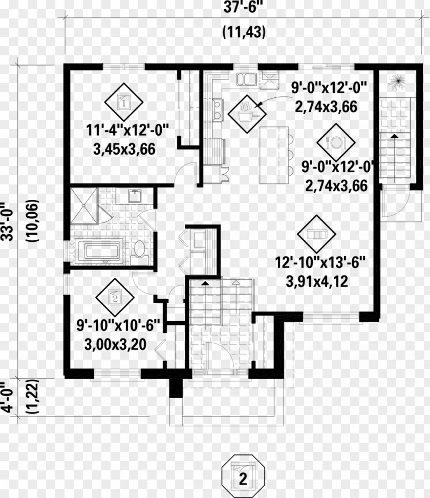 Line Floor Plan Pattern PNG