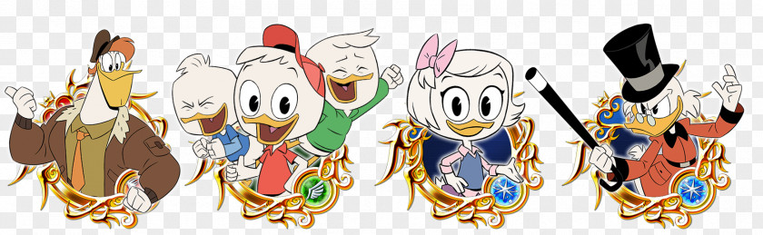 Scrooge McDuck Huey, Dewey And Louie Webby Vanderquack Launchpad McQuack DuckTales: Remastered PNG