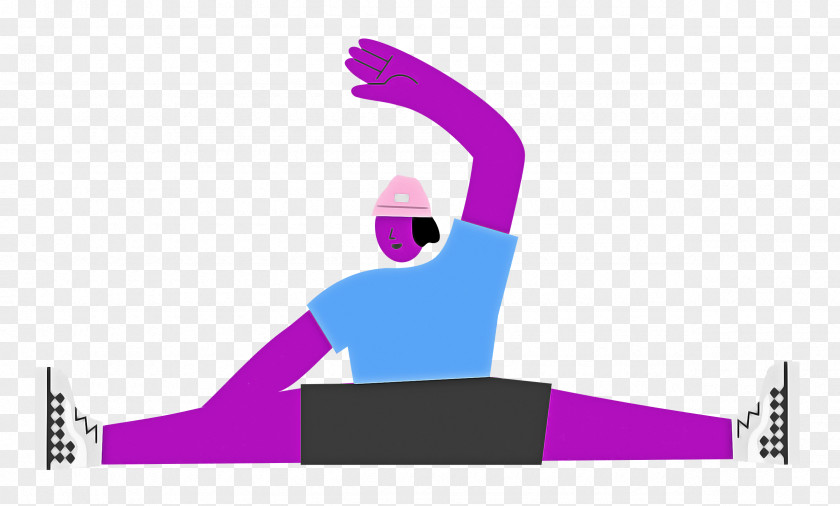 Sitting Floor Stretching Sports PNG