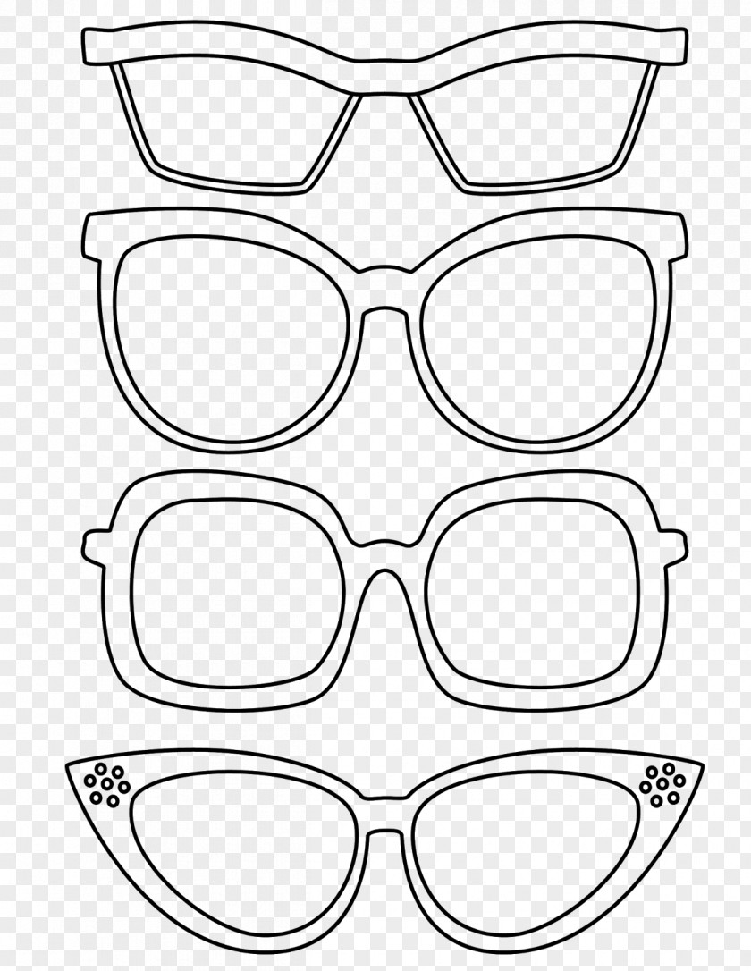 Glasses Coloring Book Sunglasses Child Drawing PNG