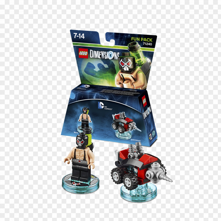 The Lego Movie Dimensions Bane DC Comics Toy PNG