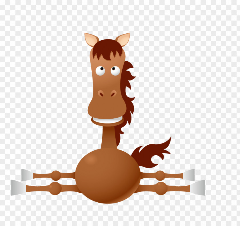 Cartoon Donkey Horse Racing Pony Equestrianism PNG
