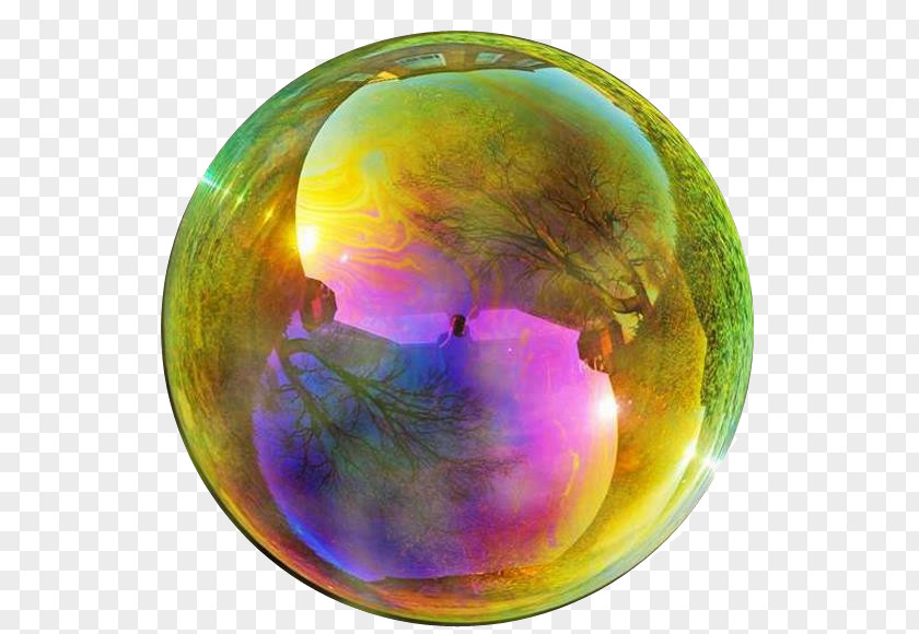 Soap Bubble Reflection Shape PNG