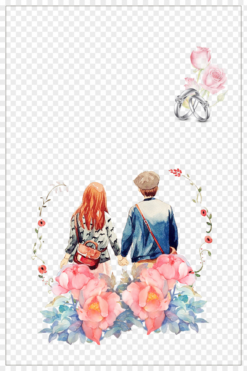 Valentine's Day Poster Background Qixi Festival Significant Other Cartoon Illustration PNG