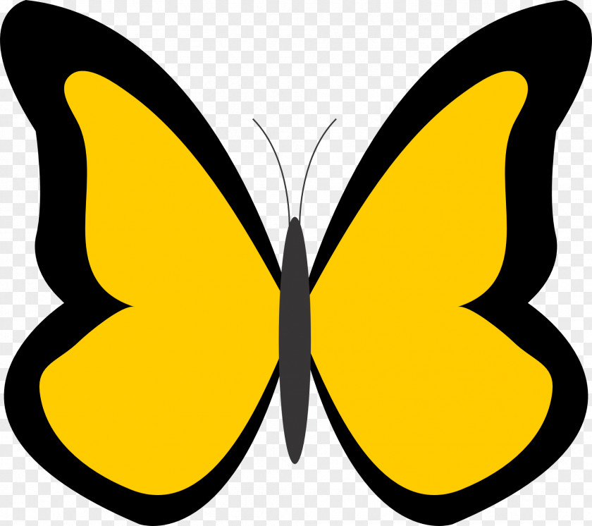 AOK Cliparts Butterfly Free Content Yellow Clip Art PNG