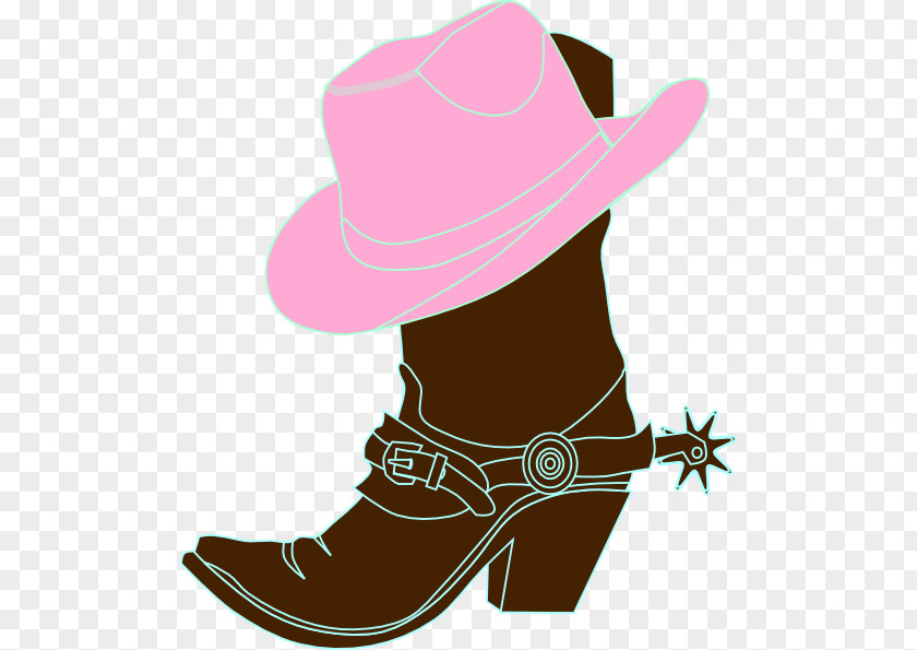Cowboy Background Cliparts Boot Hat Clip Art PNG