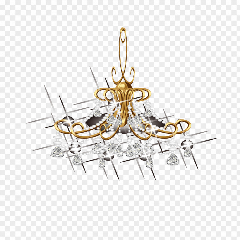 Crystal Hanging Lamp Lighting Chandelier PNG