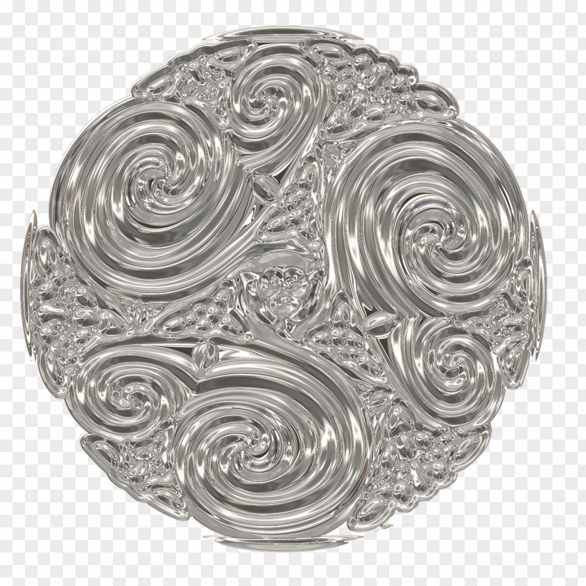 Design Floral Zippo Silver Art Nouveau PNG