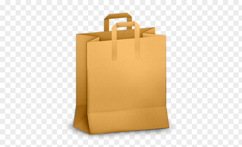 Paper Shopping Bag Image Brown Kraft PNG