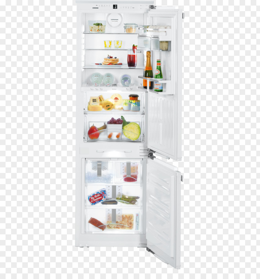 Refrigerator ICBN3386 Liebherr Biofresh Fridge Freezer Freezers ICN 3386 Premium Refrigator Right PNG