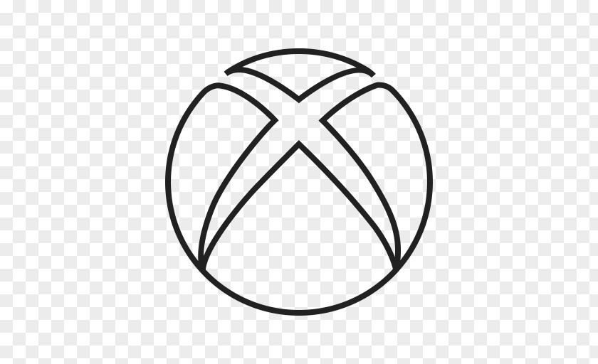 Symbol Xbox 360 Black Logo PNG