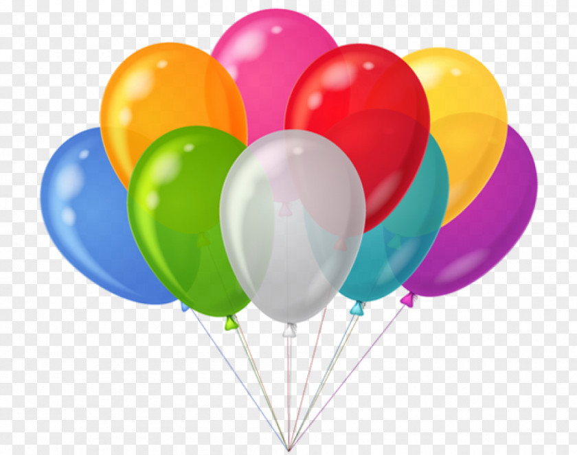 Balloon Birthday Cake Party Clip Art PNG