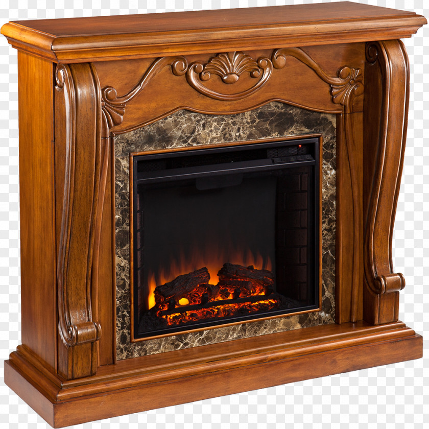 Chimney Electric Fireplace Insert Infrared Mantel PNG