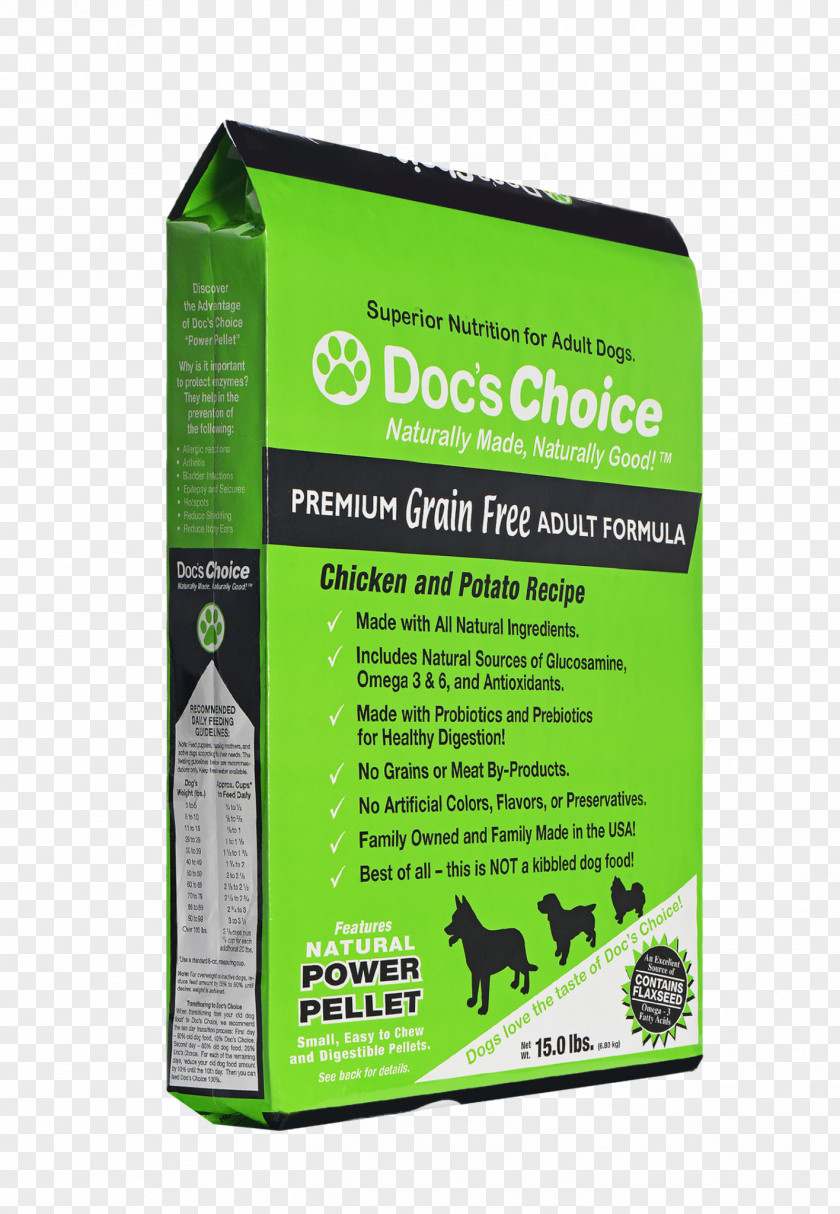 Dog Doc's Choice Pet Food PNG
