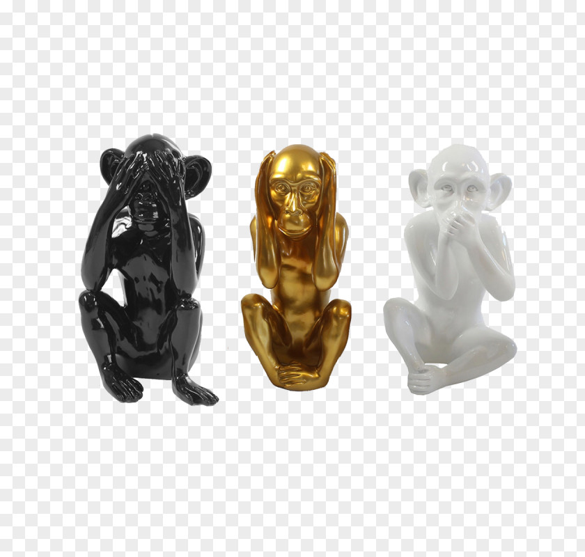 Monkey Three Wise Monkeys Sage Figurine After The End: Forsaken Destiny PNG