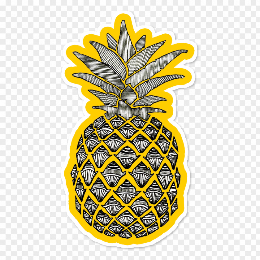 Pineapple Illustration Drawing Art Fruit PNG