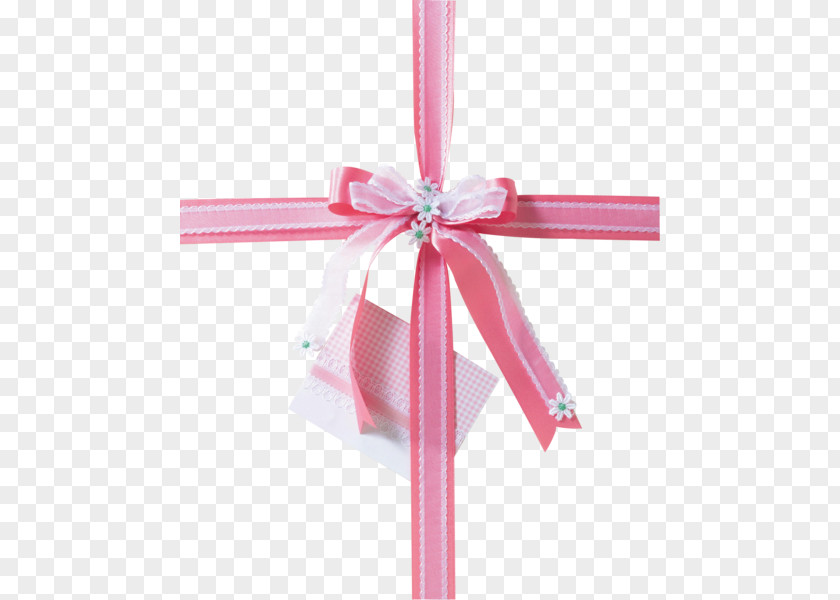 Ribbon Pink Gift PNG